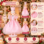 Cascanueces Princesa Sugar Plum de 14” – Decoración Navideña
