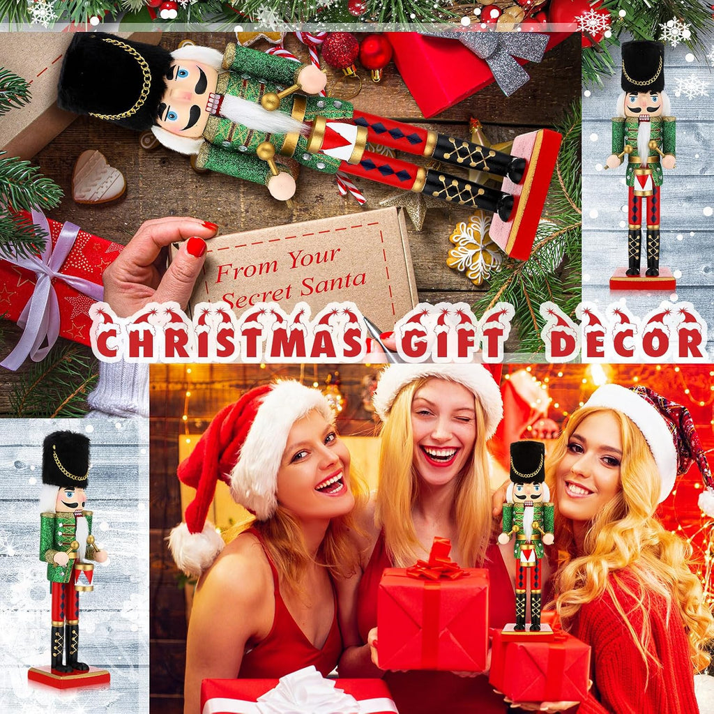 12 in Christmas Nutcracker Decoration Soldier Drummer Figure