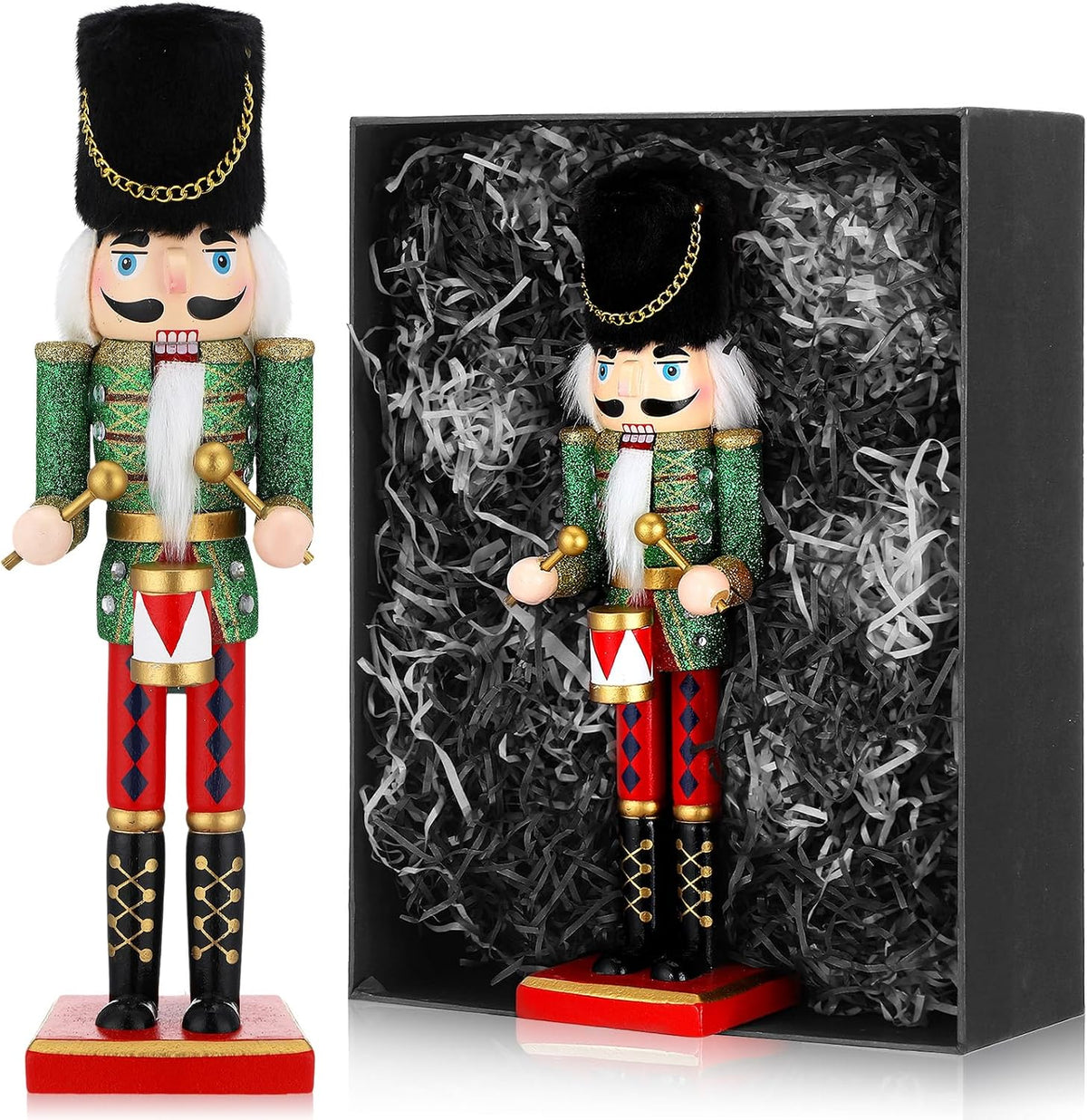 12 in Christmas Nutcracker Decoration Soldier Drummer Figure