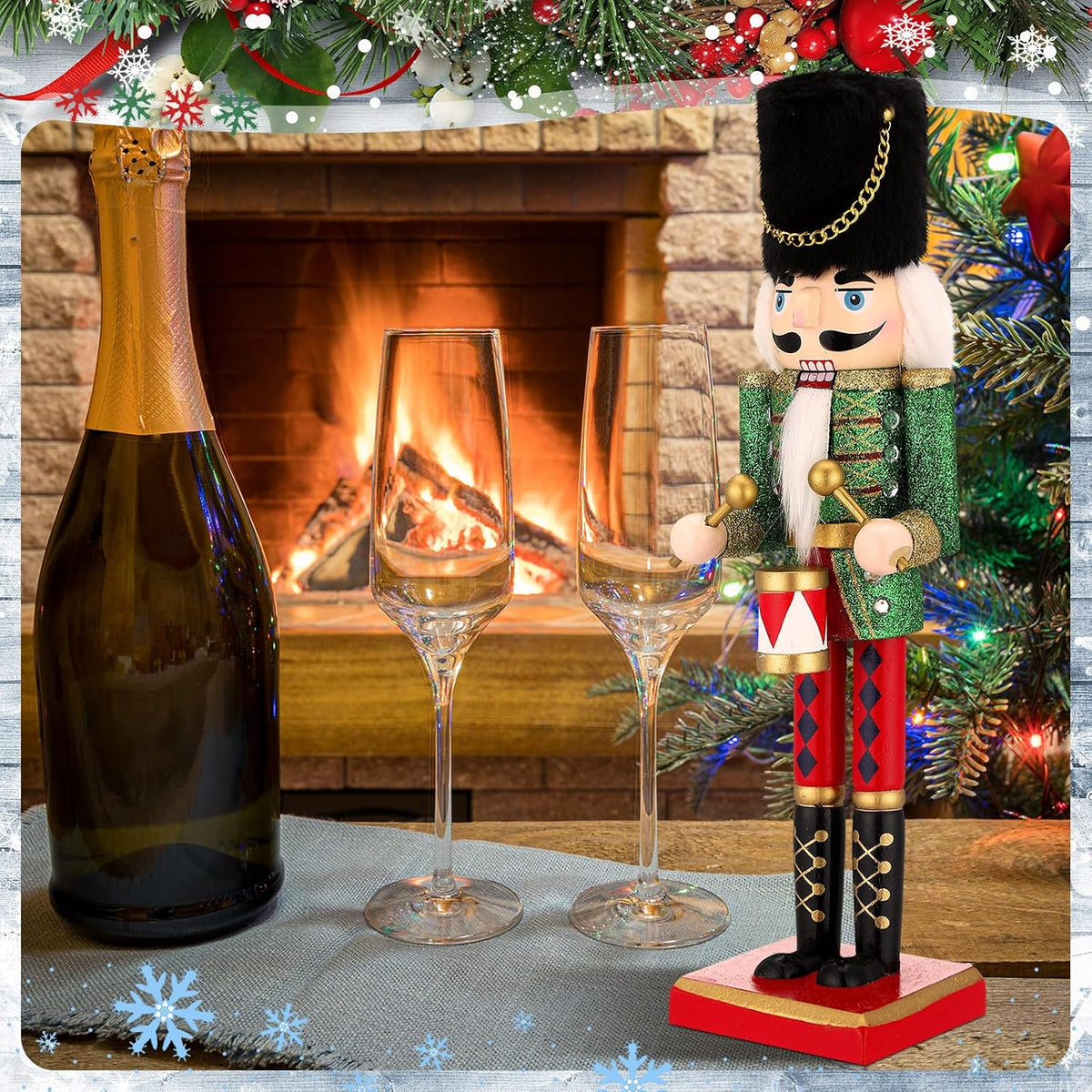12 in Christmas Nutcracker Decoration Soldier Drummer Figure