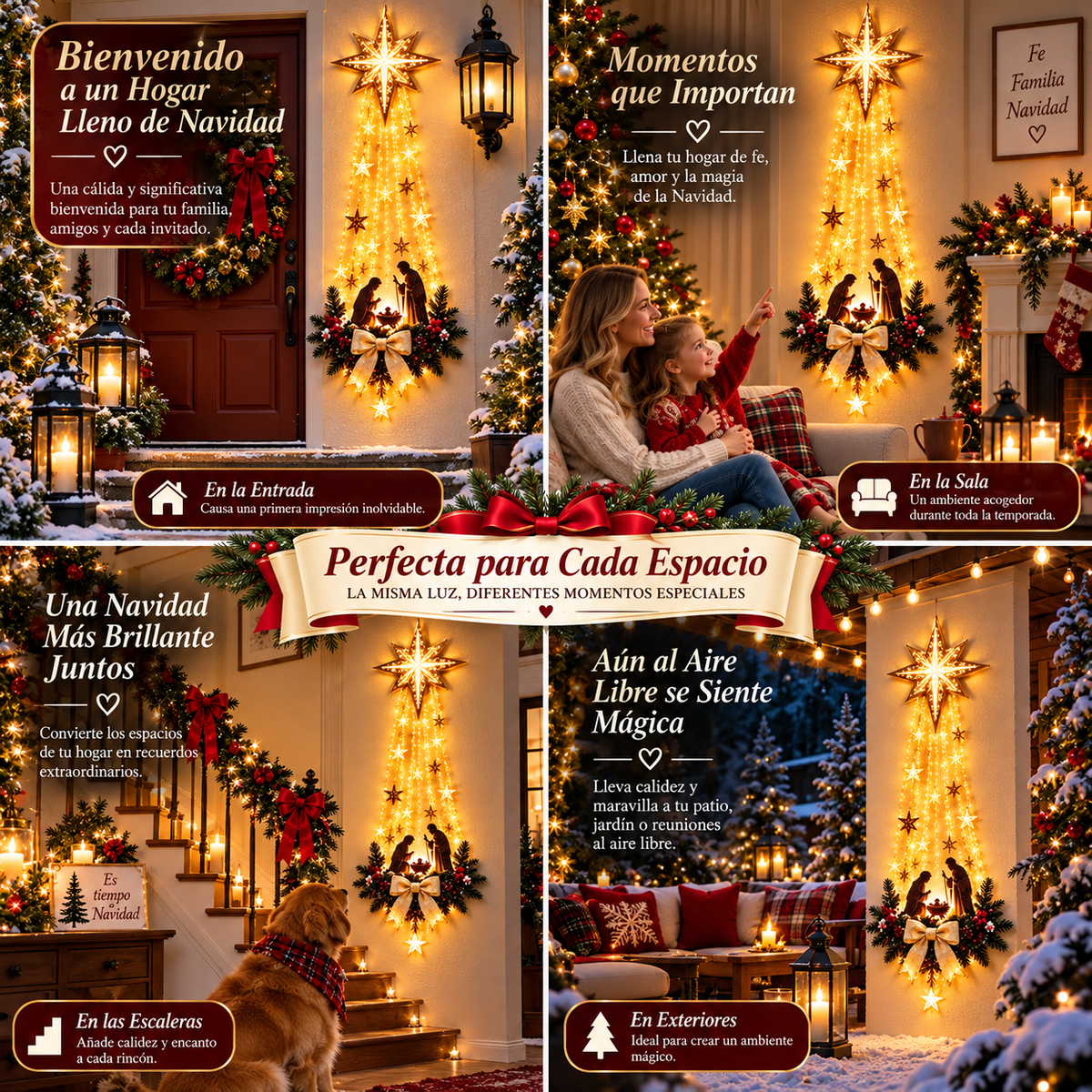 ✝️ Colgante Navideño Iluminado